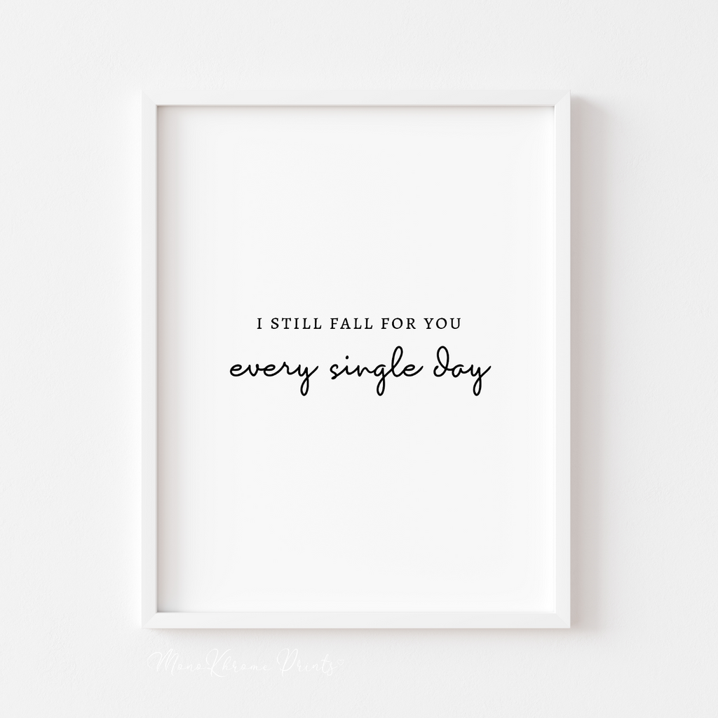Every single day - Affiche décorative