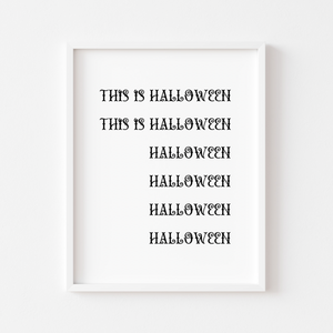 This is Halloween - Affiche décorative