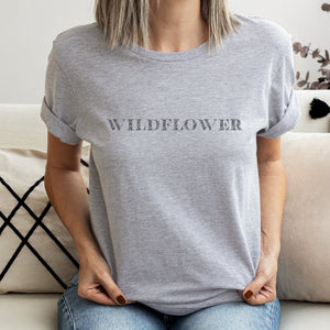 Wildflower - T-shirt unisexe à col rond