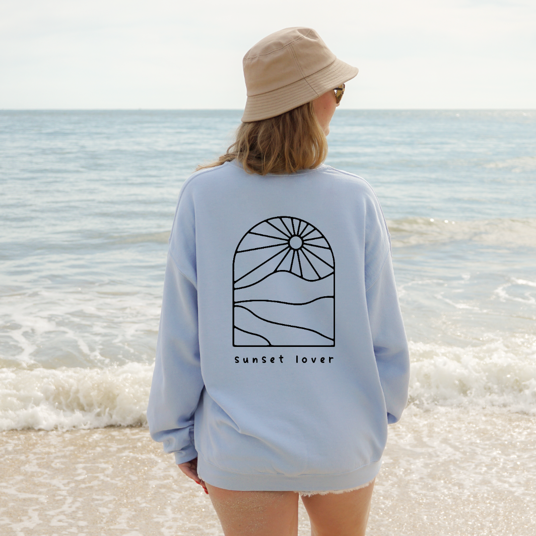 Sunset lover - Sweatshirt à col rond unisexe
