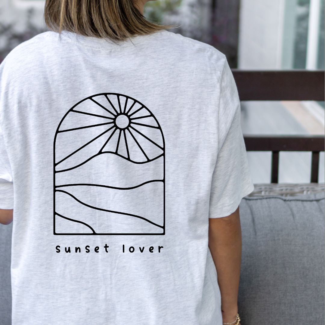 Sunset lover - T-shirt unisexe à manches courtes