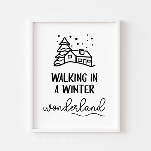 Winter wonderland - Affiche décorative