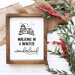 Winter wonderland - Affiche décorative