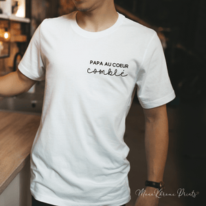 Papa comblé - T-shirt unisexe à manches courtes