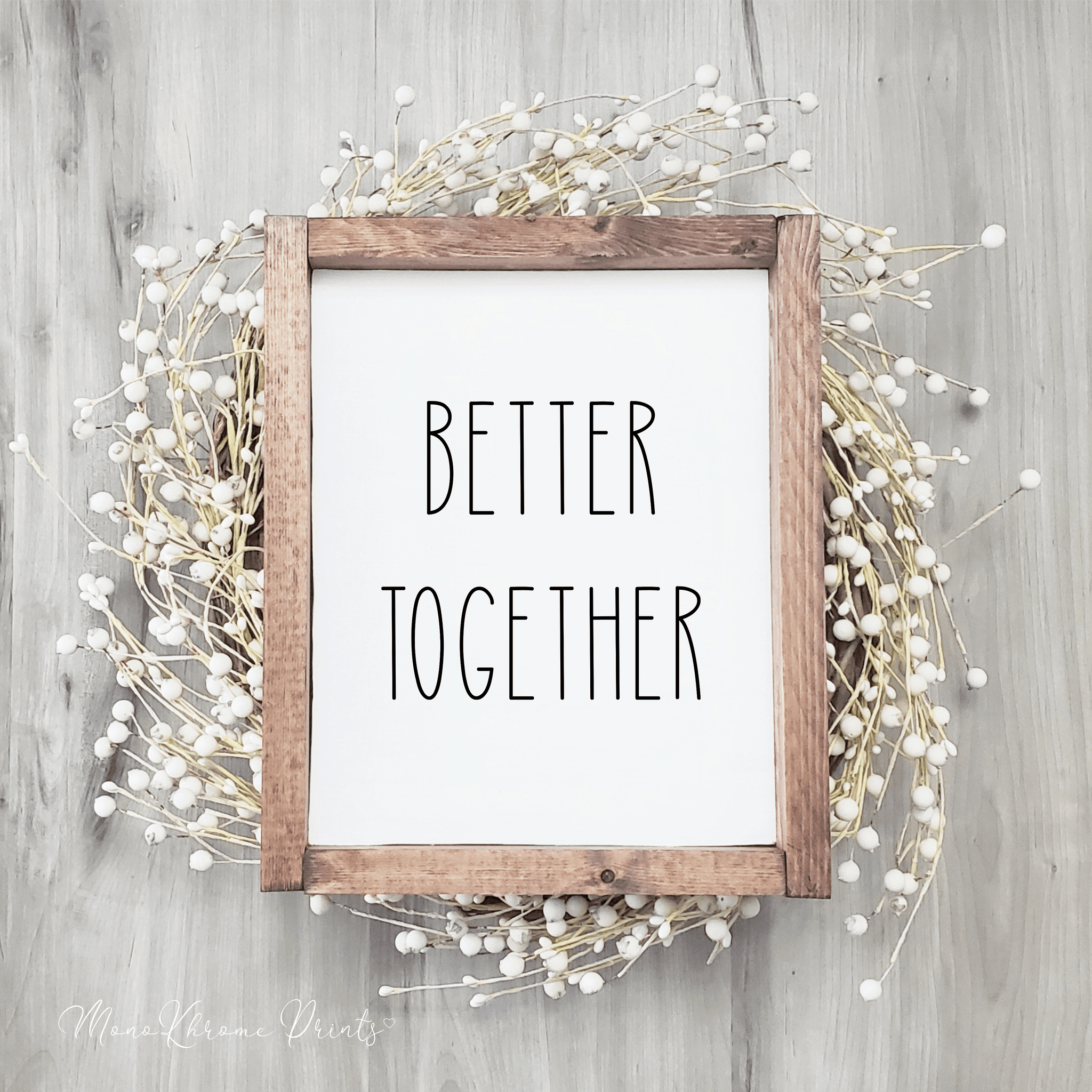 Better together - Affiche décorative