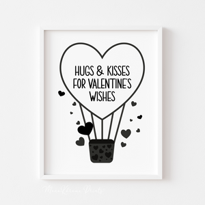 Valentines wishes - Affiche décorative