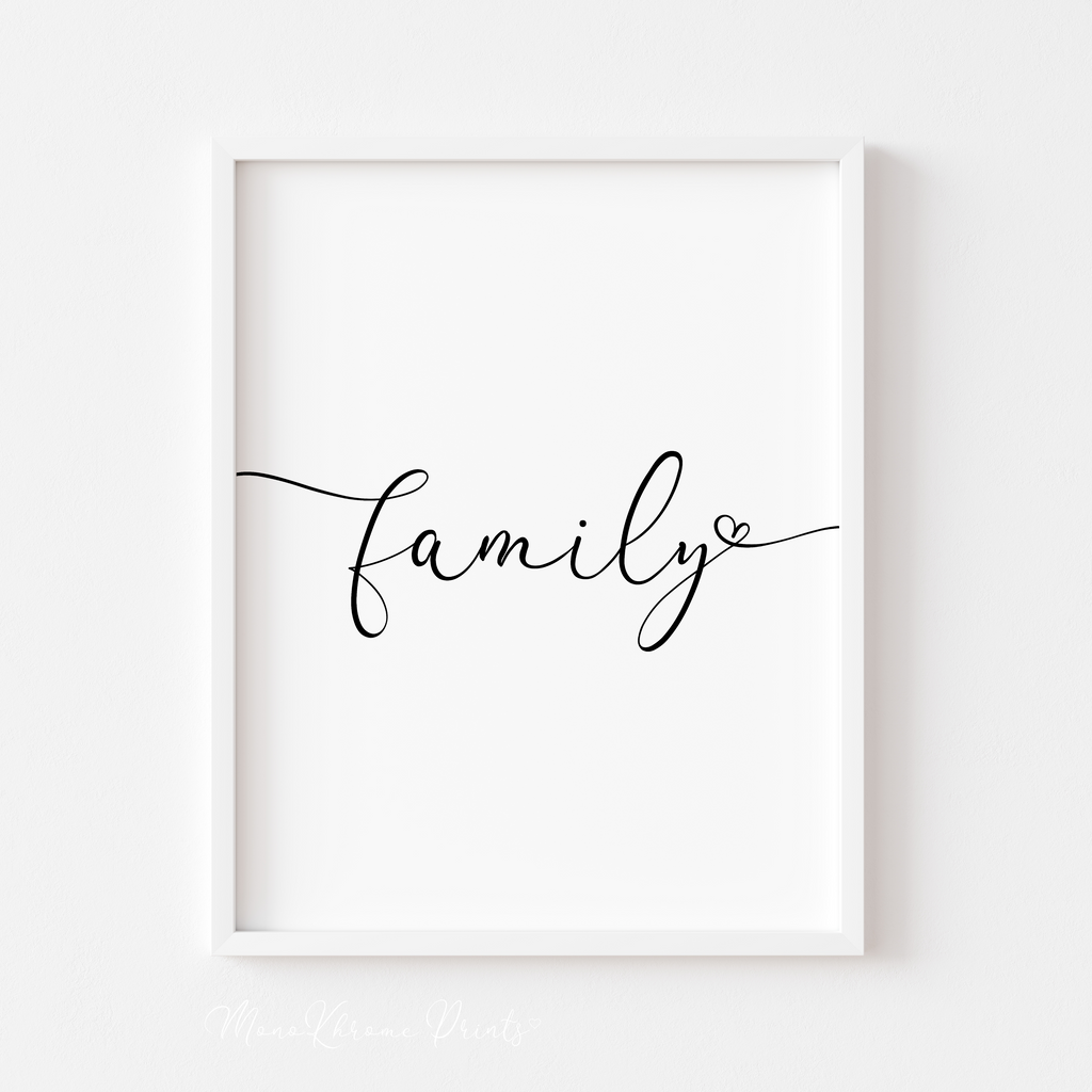 Family - Affiche décorative