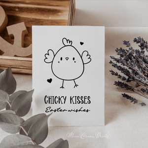 Chicky kisses - Affiche décorative