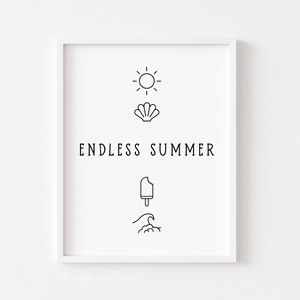Endless summer - Affiche décorative