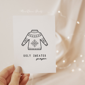 Ugly sweater - Affiche décorative