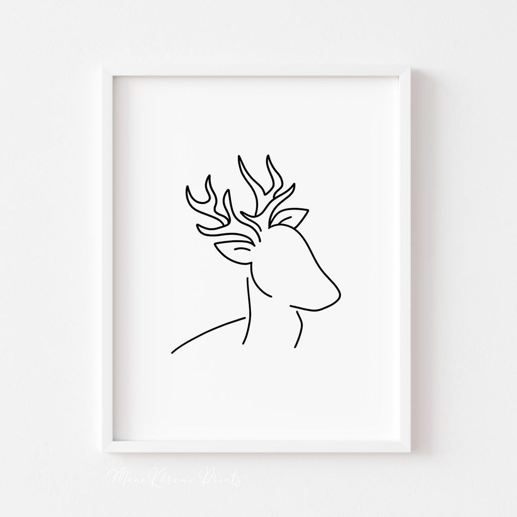 Deer - Affiche décorative