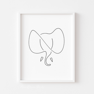 Elephant - Affiche décorative