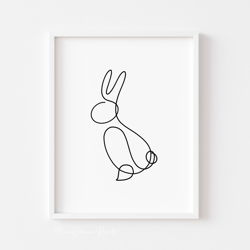 Rabbit - Affiche décorative