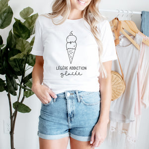Crème glacée - T-shirt unisexe à manches courtes