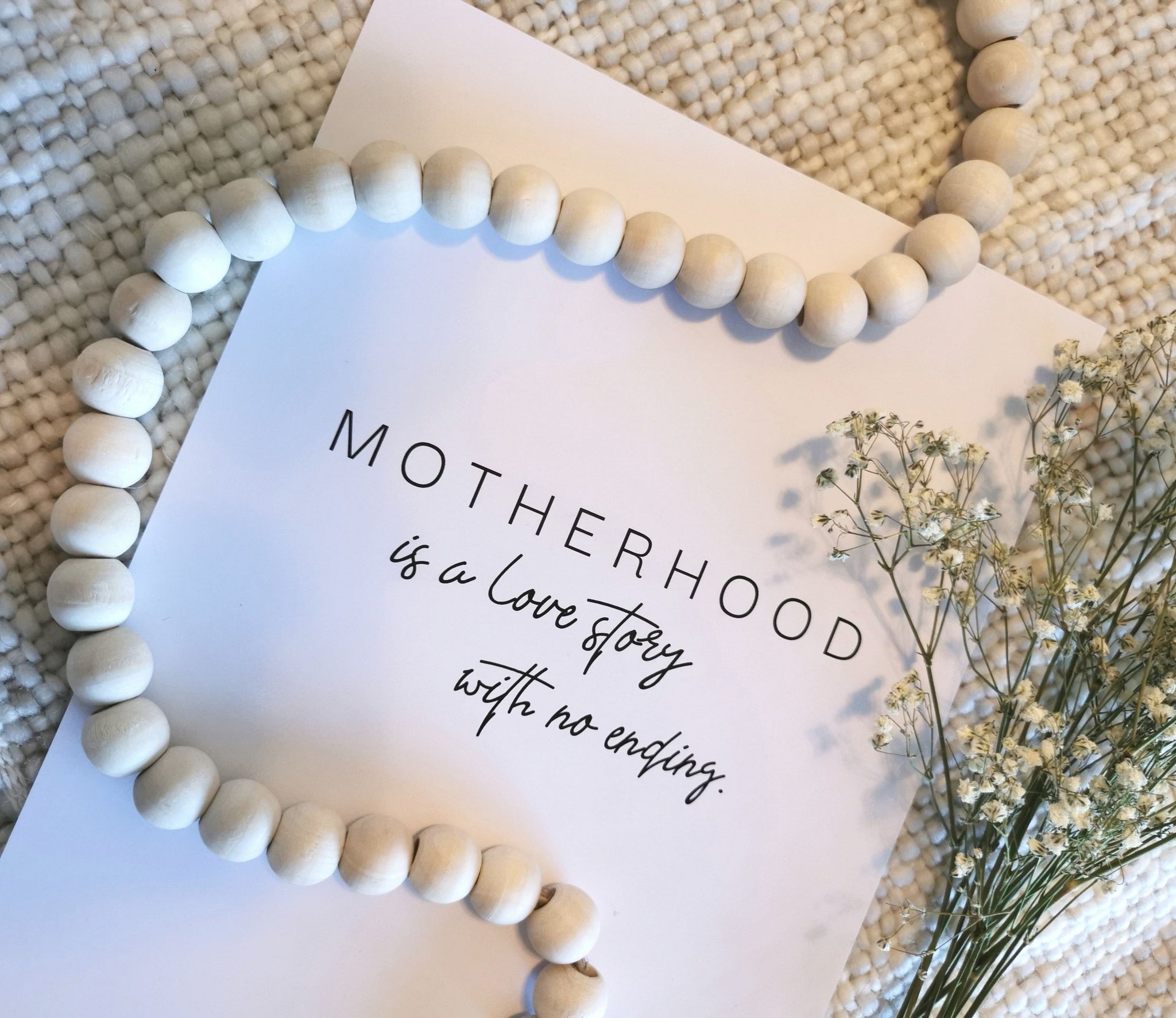 Motherhood love story - Affiche décorative