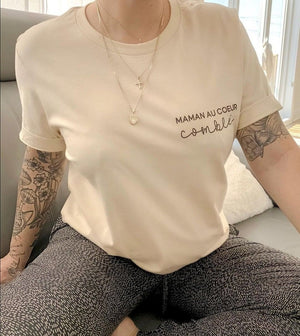 Maman comblé - T-shirt unisexe à manches courtes