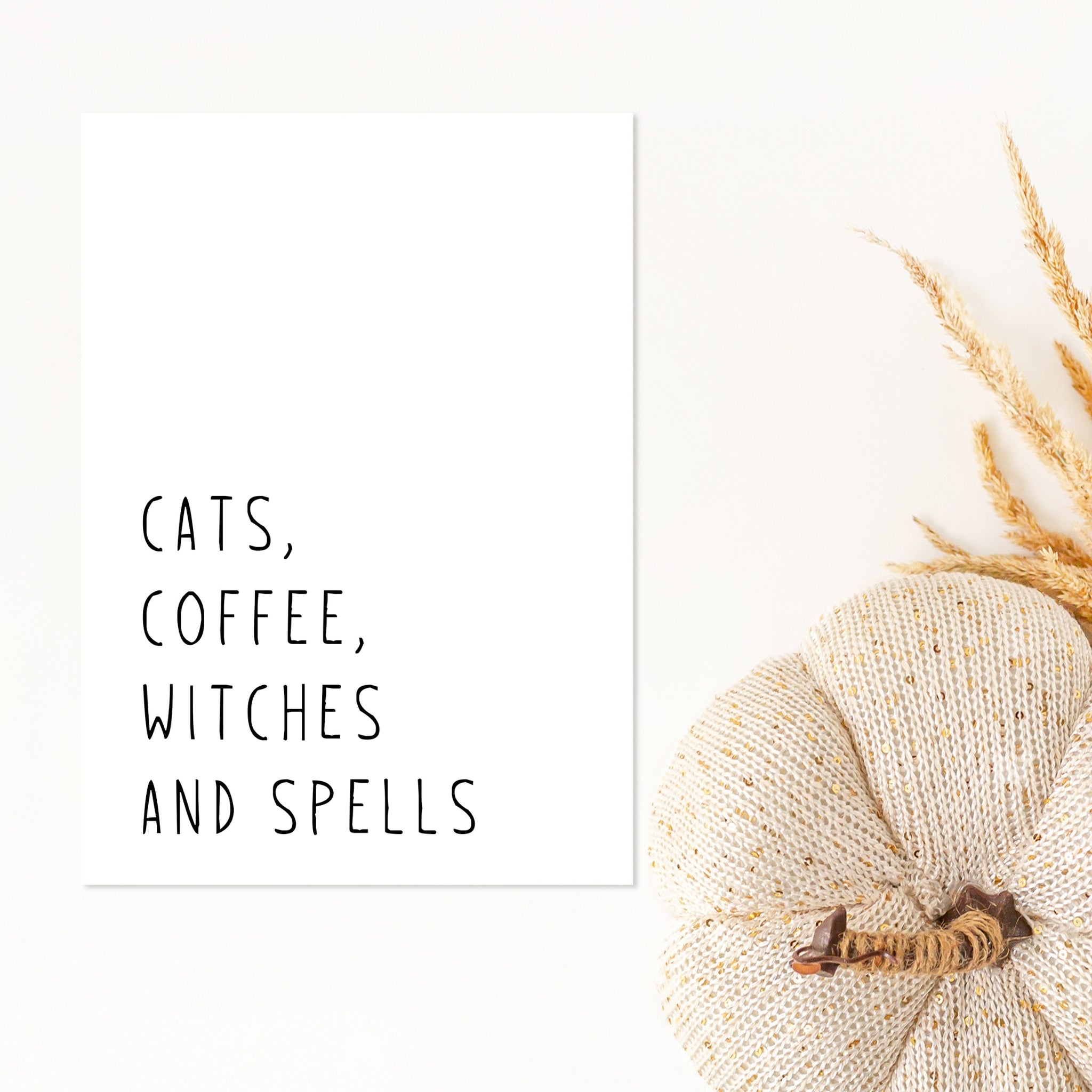 Witches and spells - Affiche décorative