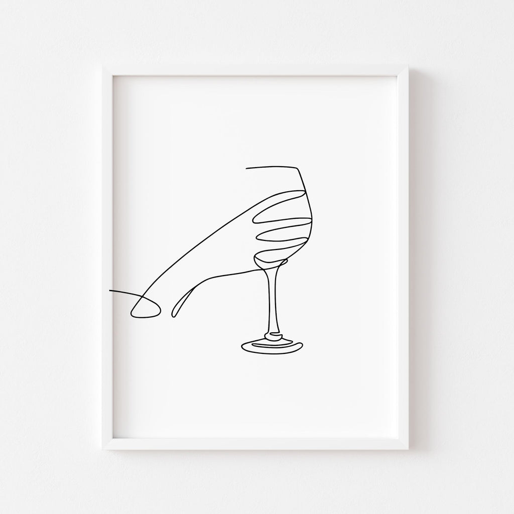 Wine - Affiche décorative