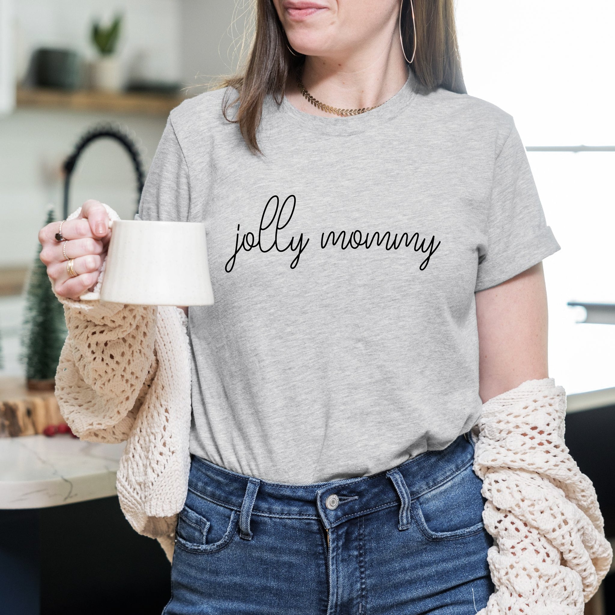 Jolly mommy/daddy - T-shirt unisexe à col rond