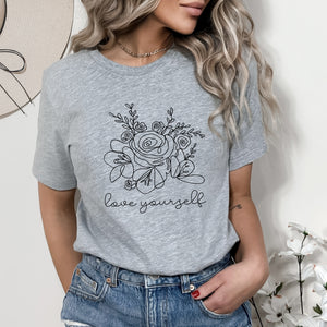 Love yourself - T-shirt unisexe à col rond