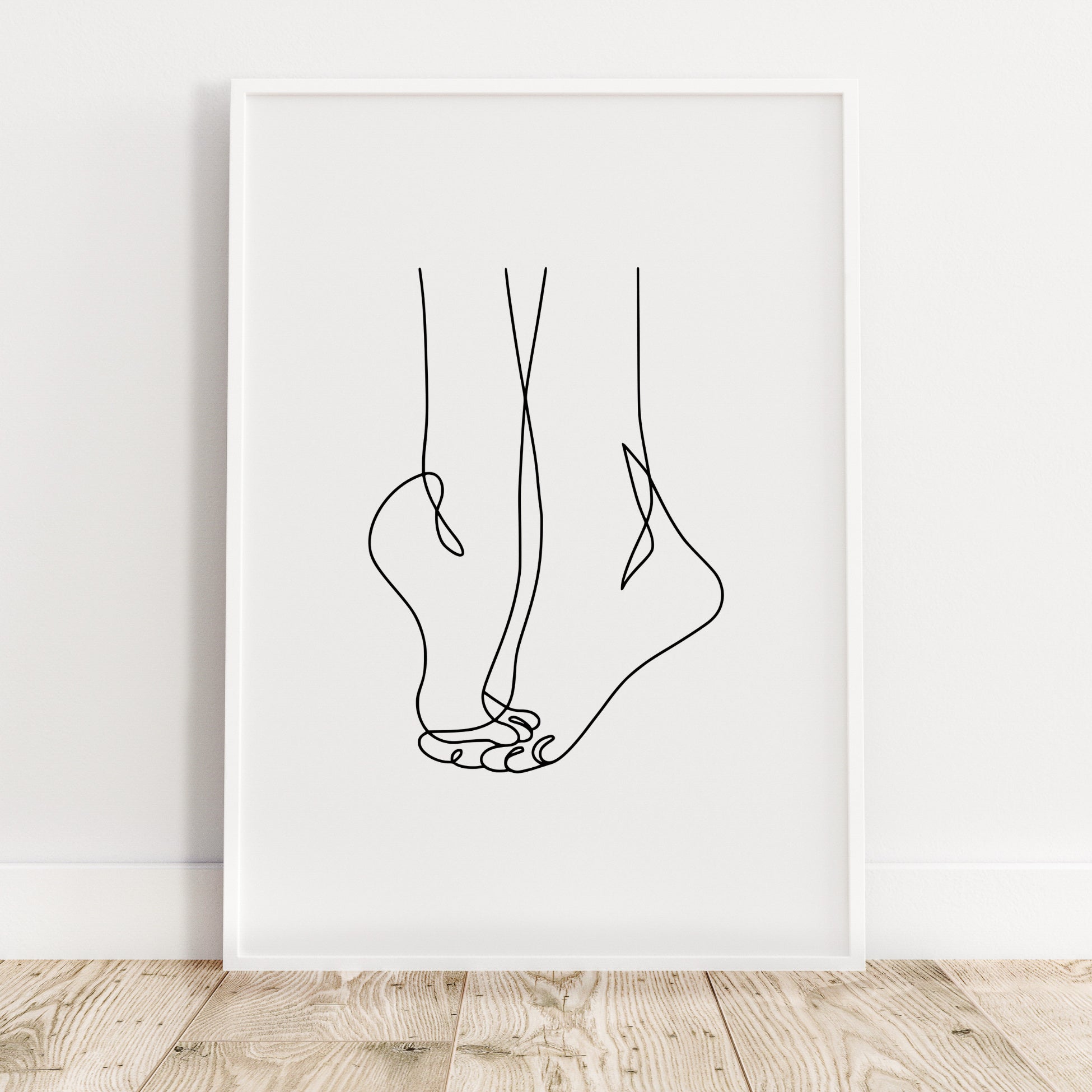 Couples feet - Affiche décorative