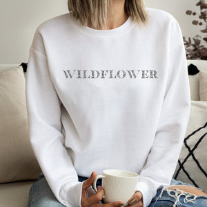 Wildflower - Sweat-shirt unisexe à col rond